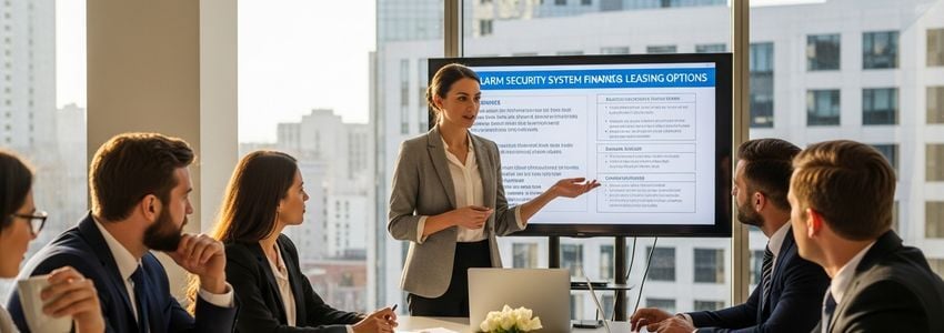 Alarm Security System Financing & Leasing: A Guide for Business Owners