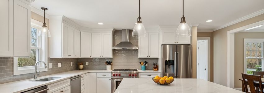 Kitchen remodeling contractor reviewing project plans