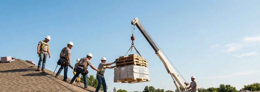 Roofing Crane and Material Lift Financing: The Complete Equipment Guide for Roofing Contractors