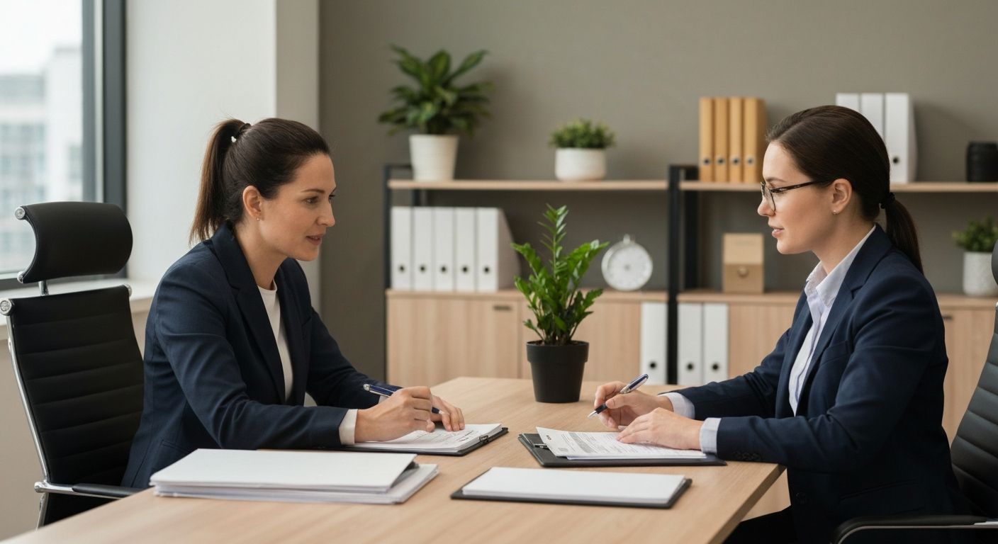 Business owners meeting with a financing advisor to discuss second location loan options