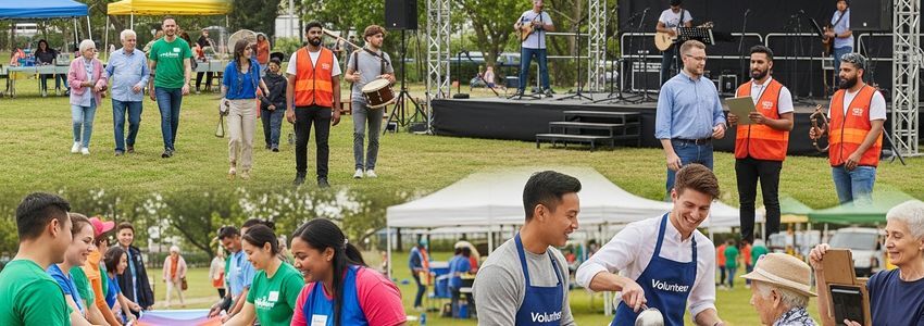 Diverse nonprofit team working together in a modern office — Crestmont Capital nonprofit business loans