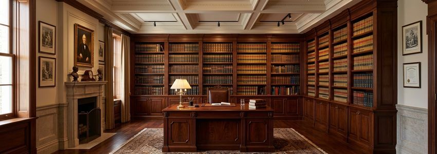 Professional law office interior — law firm financing from Crestmont Capital